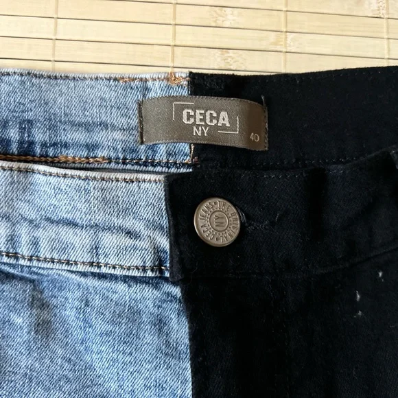 CECA UTILITY CARGO JEANS ZIPPER BLACK/BLUE
Like new condition 
Size:40 - Picture 4 of 9